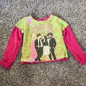 HSM Kids Long Sleeve Shirt - Pink and Green